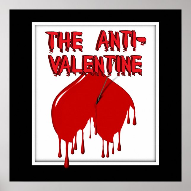 Shot to the Upside Down Heart (Anti-Valentin) Poster (Vorne)