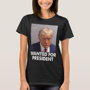 Shot Trump Funny Gewollt für Präsident 2024 T-Shirt