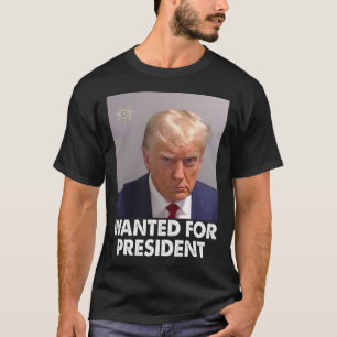 Shot Trump Funny Gewollt für Präsident 2024 T-Shirt