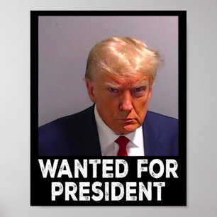 Shot Trump Wollte für Präsident 2024 Poster