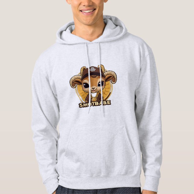 ShotBaeB Classic Ash Hoodie (Vorderseite)