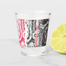 Shotglas – Abstrakte Landschaft Schnapsglas