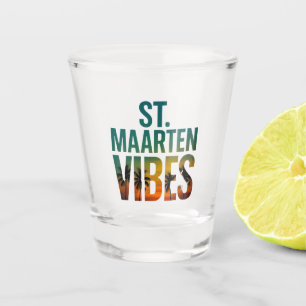 Shotglas St. Maarten Vibes Insel Karibik Schnapsglas