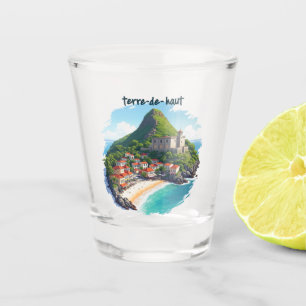 Shotglas Terre-de-Haut – Souvenir von Les Saintes, Schnapsglas