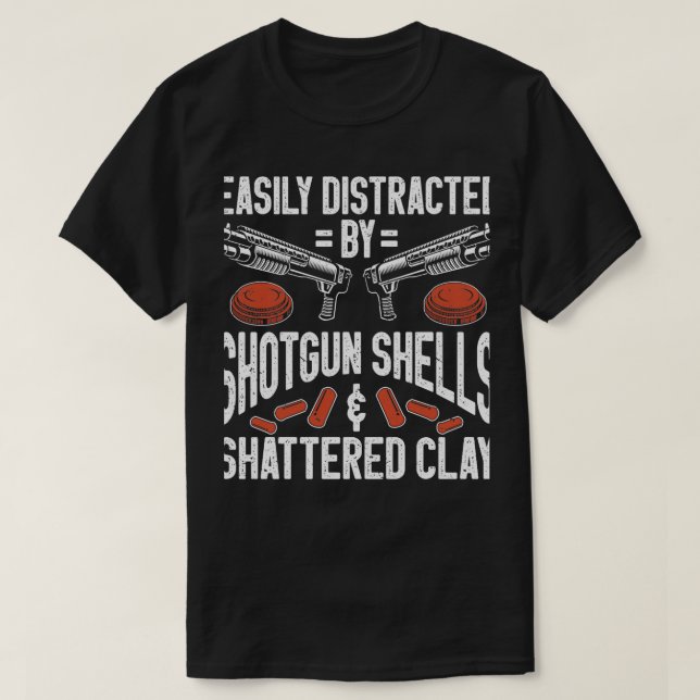 Shotgun-Falle Clay-Taube 8 T-Shirt (Design vorne)