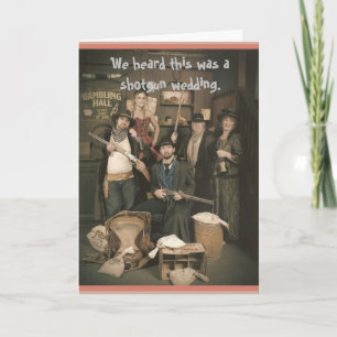 Shotgun Wedding Card Karte