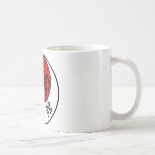 Shotokan aufgehende Sonne-japanische Kalligraphie Tasse