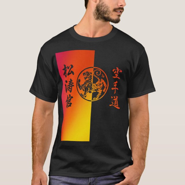 Shotokan Kanji Colors - Karate Art T - Shirt (Vorderseite)