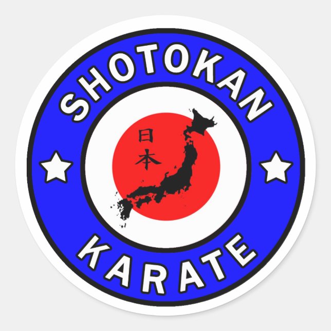 Shotokan Karate Aufkleber (Vorderseite)