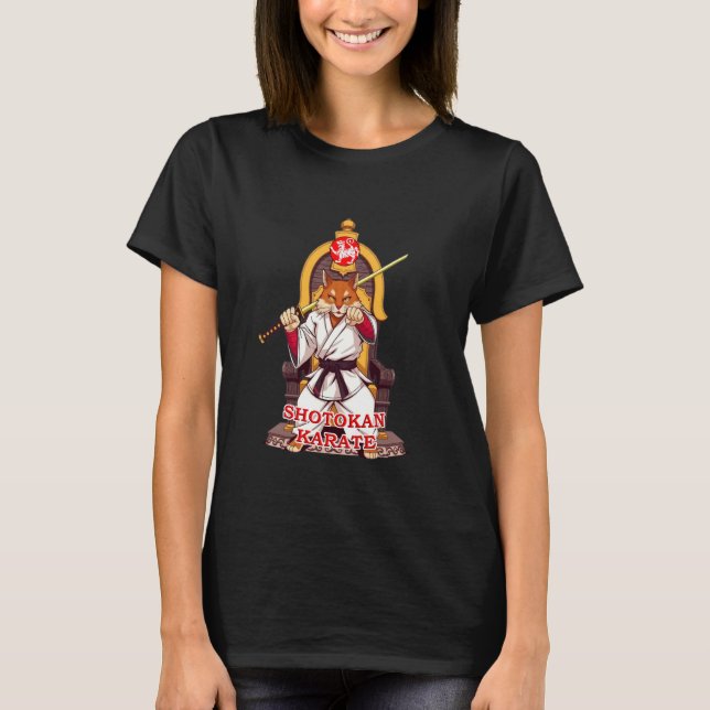 Shotokan Karate Cat T-Shirt (Vorderseite)