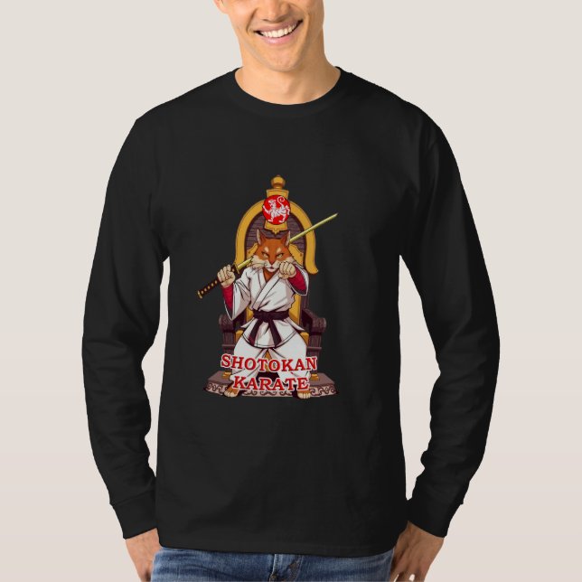 Shotokan Karate Cat T-Shirt (Vorderseite)