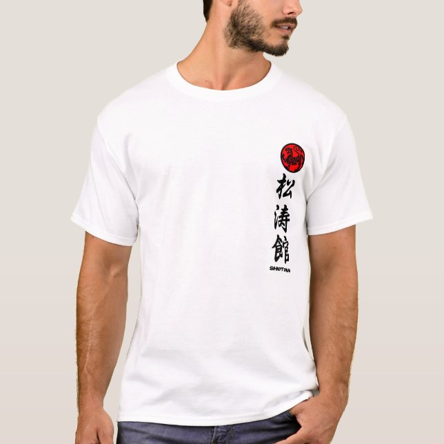 Shotokan Karate des T-shirt Trainingsanzug (Vorderseite)
