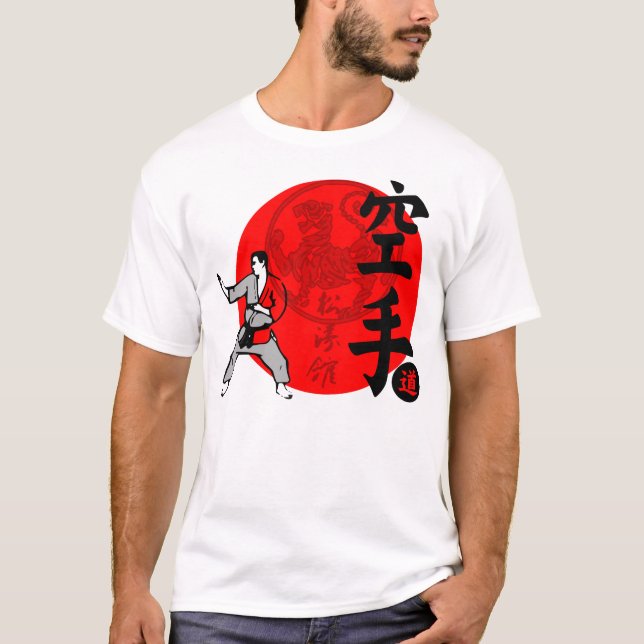 Shotokan Karate des T-shirt Trainingsanzug 2 (Vorderseite)