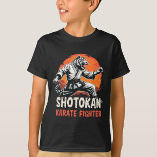 Shotokan Karate Fighter Martial Arts Tiger Funny K T-Shirt