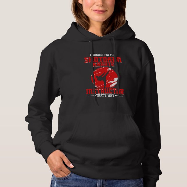 Shotokan Karate Instructor Training Shotokan Tiger Hoodie (Vorderseite)