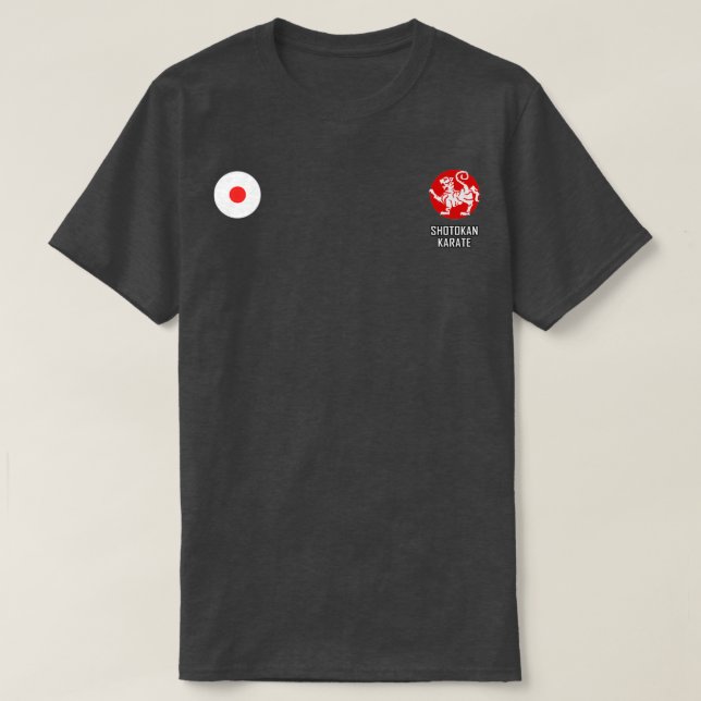 Shotokan Karate Japan Flag T-Shirt (Design vorne)