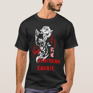 Shotokan Karate Lone Budo Wolf - Karate T - Shirt