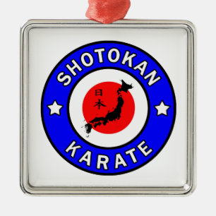 Shotokan Karate Ornament Aus Metall