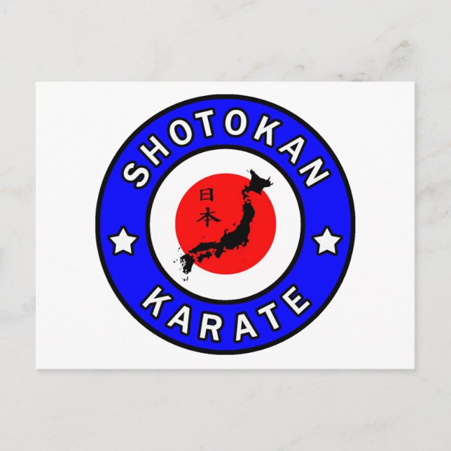 Shotokan Karate Postkarte (Vorderseite)