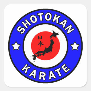 Shotokan Karate Quadratischer Aufkleber