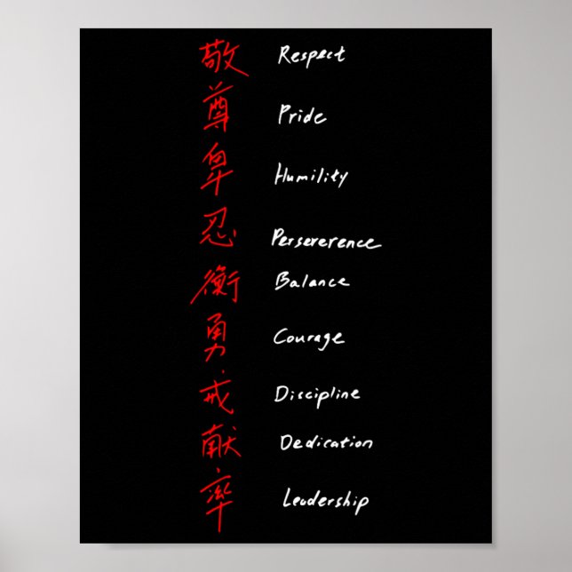 Shotokan Karate Regeln Poster (Vorne)