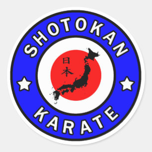 Shotokan Karate Runder Aufkleber