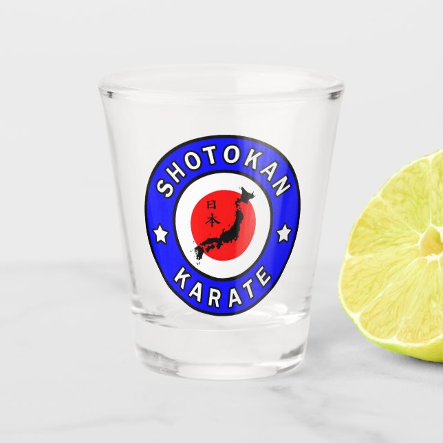 Shotokan Karate Schnapsglas (Vorderseite)