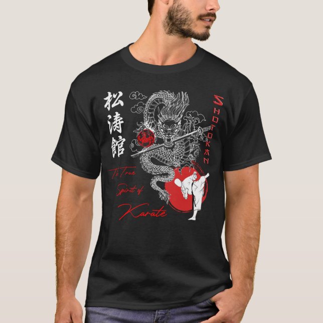 Shotokan Karate Wine tasting in der Fattoria Moncu T-Shirt (Vorderseite)