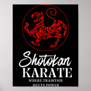 Shotokan Karate, wo Tradition auf Macht trifft Poster