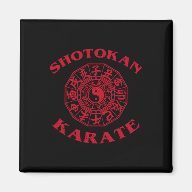 Shotokan Karate Zodiac Kreis  Magnet (Vorne)