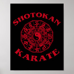Shotokan Karate Zodiak Kreis  Poster