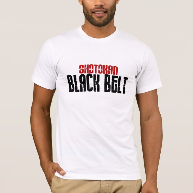 SHOTOKAN schwarzer Gürtel 3,1 T-Shirt (Vorderseite)