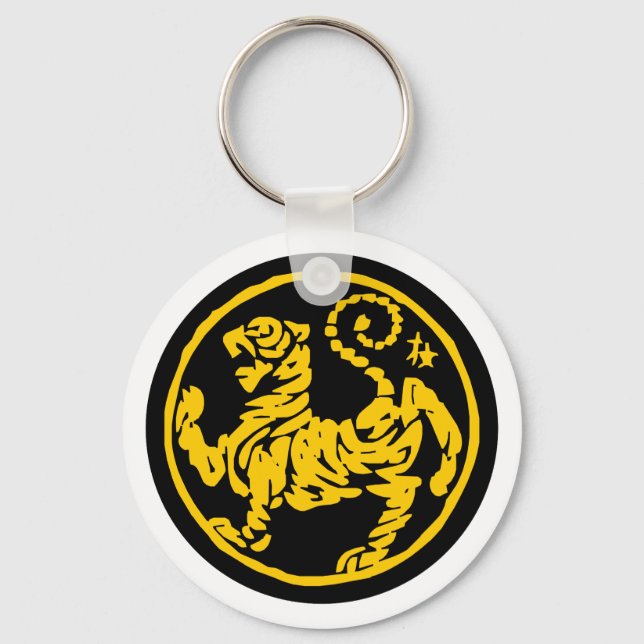 Shotokan Tiger Schlüsselanhänger (Vorderseite)