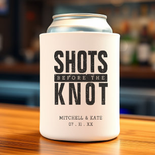 Shots vor dem Knoten-Junggeselinnen-Abschied Dosenkühler