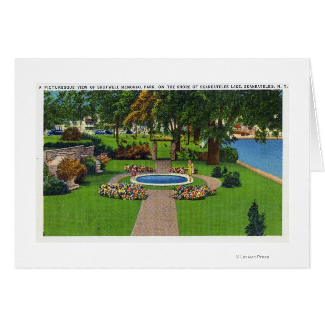 Shotwell Memorial Park Szene am Seeufer (Vorderseite (Horizontal))