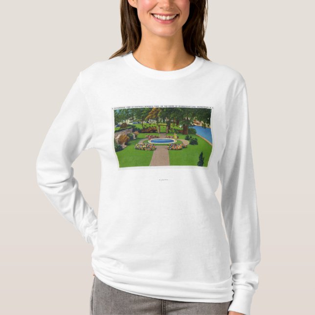 Shotwell Memorial Park Szene durch das See-Ufer T-Shirt (Vorderseite)
