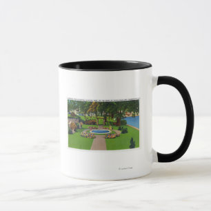 Shotwell Memorial Park Szene durch das See-Ufer Tasse