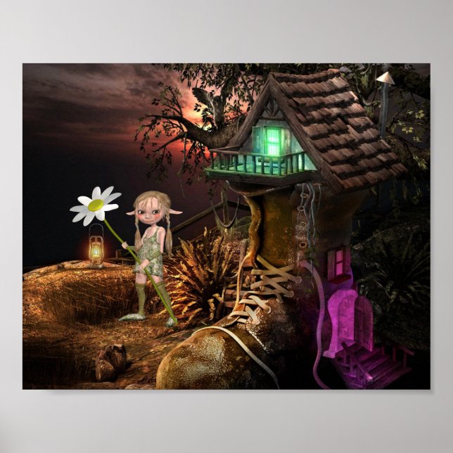 SHOUS NIEDLICH ELF GIRL FANTASY POSTER (Vorne)