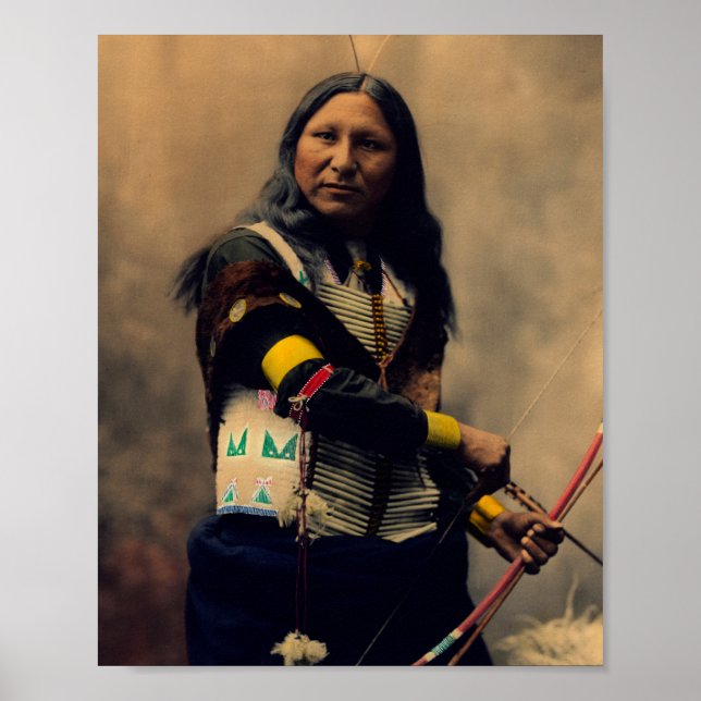 Shout bei Oglala Sioux 1899 Poster (Vorne)