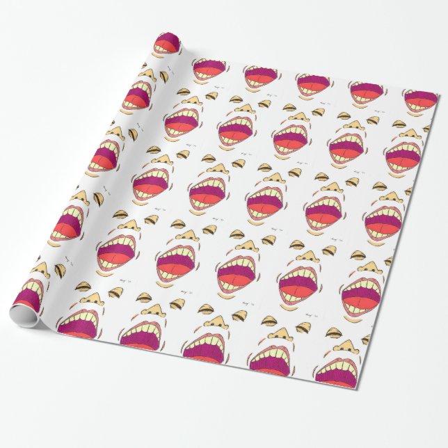"Shout Color"-Schleifpapier Geschenkpapier (Ungerollt)