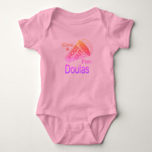 Shout for Doulas Baby Bodysuit Strampler