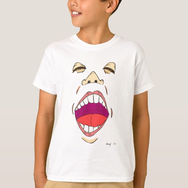 "Shout" Kids Basic-T - Shirt (Vorderseite)