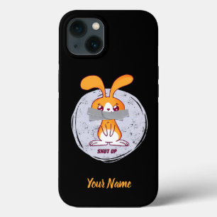 Shout Rabbit Funny Sarcastic Comic Design Case-Mate iPhone Hülle