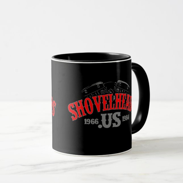 Shovelhead 1966 - 1984 Biker Tasse (VorderseiteRechts)