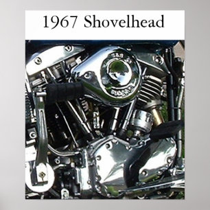 Shovelhead-Motor-Poster 1967 Poster