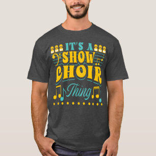 Show-Chor-Stimmung für Opernsänger Junge T-Shirt