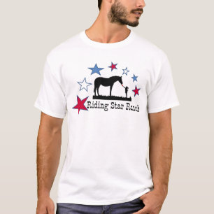 Show, die Sie mit dem Reitstern-Ranch-Logo sich T-Shirt