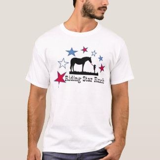 Show, die Sie mit dem Reitstern-Ranch-Logo sich T-Shirt