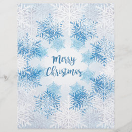 SHOW FLAKES PATTERN Frohe Weihnachten