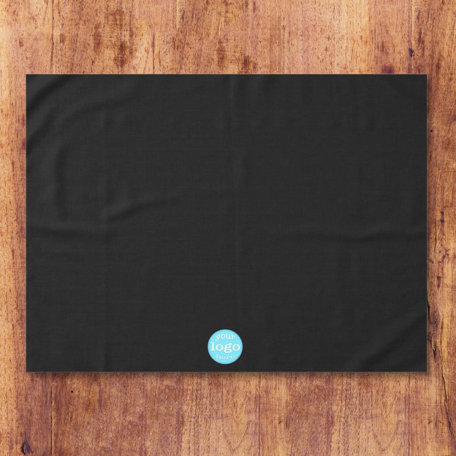 Show für eine benutzerdefinierte Firmenfirma Tischdecke (Make Custom Business Company Logo Trade Show Black Tablecloth)